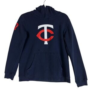 Minnesota Twins Sweatshirt Boys Large Blue MLB Baseball Outerstuff Hoodie